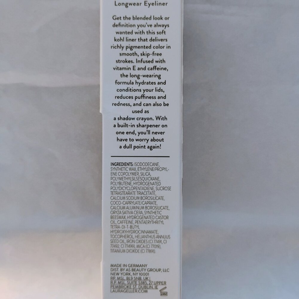 Laura Geller Kajal Longwear Eyeliner-Soft Slate Kohl- NWT - Picture 5 of 6
